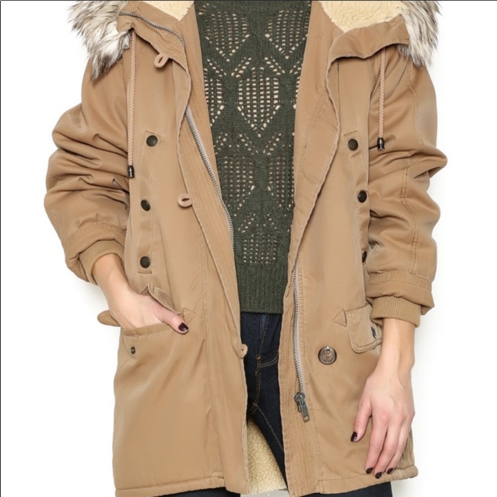 Free people new oversized parka